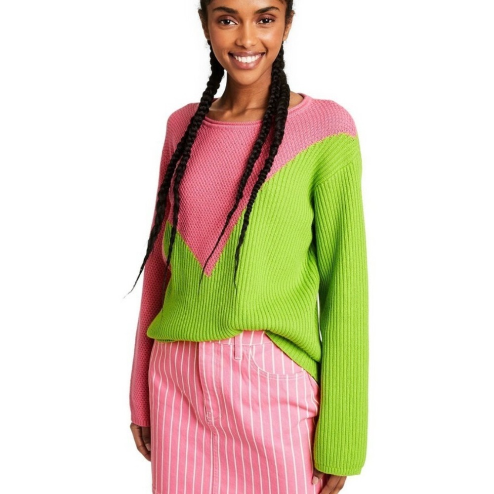 Victor Glemaud x Target Colour-Block Knit Sweater